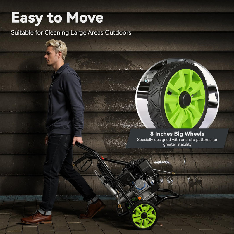 Ancheer 4200PSI Gas Power Washer, 2.4GPM Pressure Washer 209CC Gas